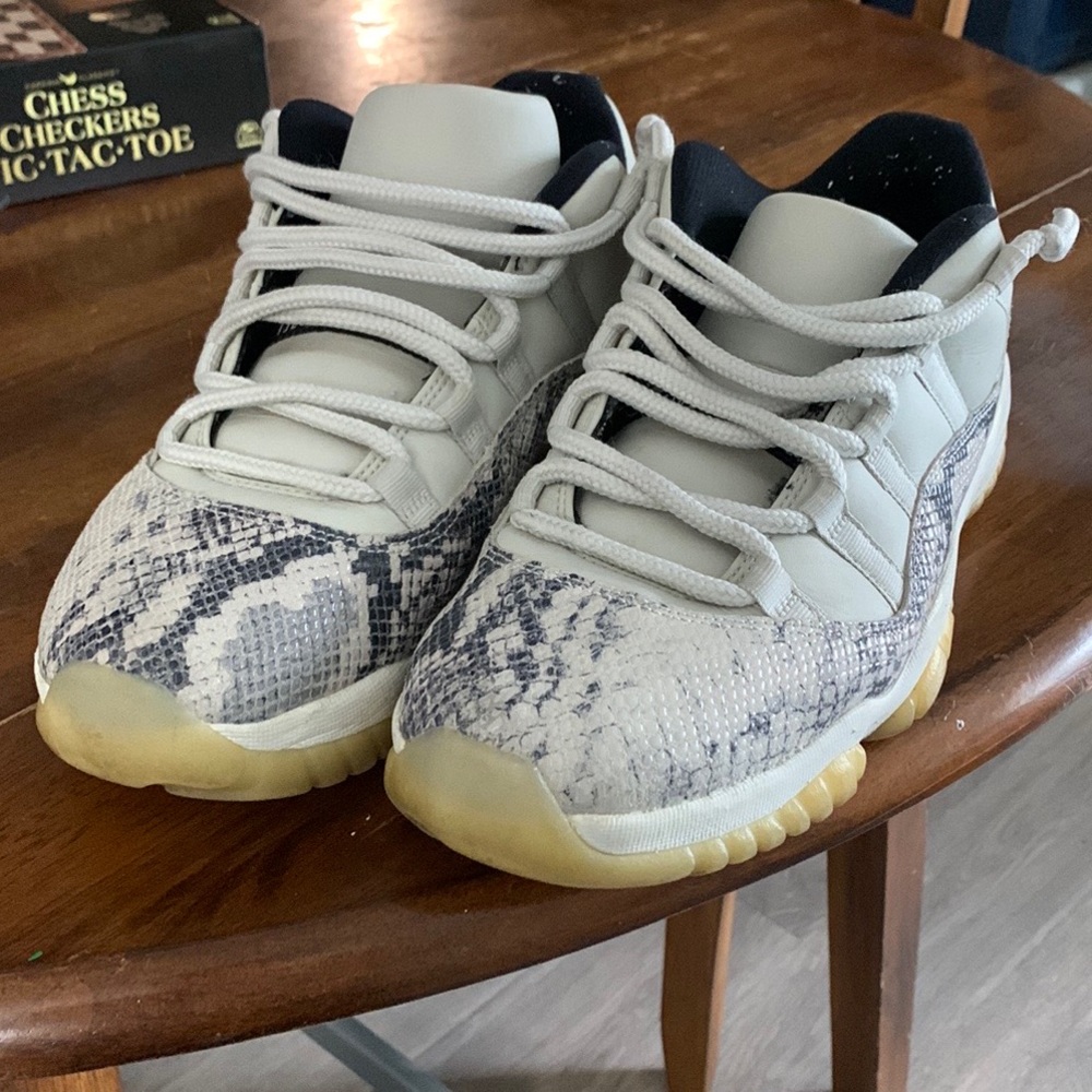 Snakeskin Jordan 11s mens